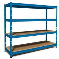 Scaffale kit metallo robusto 4 ripiani 180 60 175