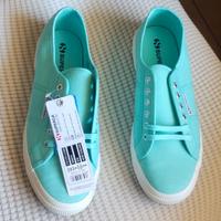 Superga 2750 tg 42 color turchese NUOVE