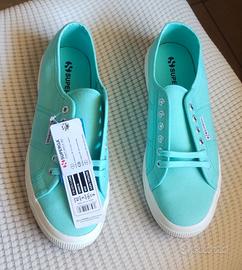 Superga 2750 tg 42 color turchese NUOVE