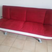 Divano letto in tessuto