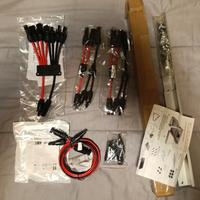 cavi pannello solare e staffa