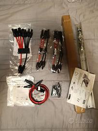 cavi pannello solare e staffa