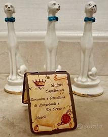 3 statuine capodimonte Hand made Stilart