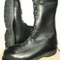 Stivaletti anfibi ex CC originali in vera pelle ne