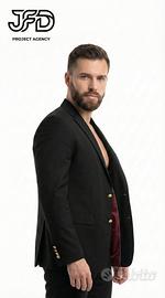 Giacca Doppiopetto Blu Uomo 'Made in Italy'