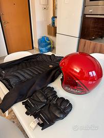 Set HD casco+giacca+guanti