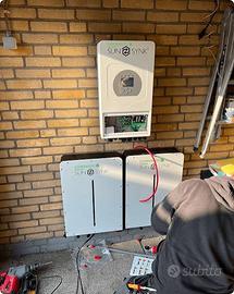 Kit 5kw batteria inverter 6kw fotovoltaico 3kw bms