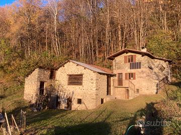 Baita in montagna sul passo del Mortirolo