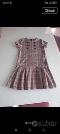 Abito autunnale a quadri tartan Phard con gonna XS