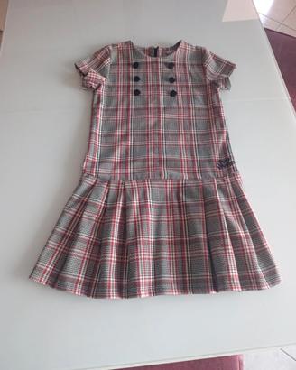 Abito autunnale a quadri tartan Phard con gonna XS