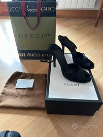 Scarpe gucci hot sale tacco largo