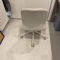 Sedia da scrivania con rotelle