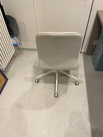 Sedia da scrivania con rotelle
