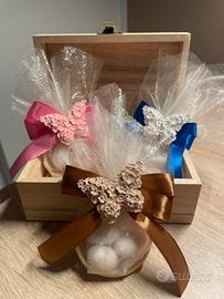 Bomboniere farfalla in ceramica