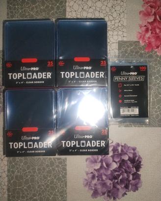 Lotto Ultra pro Toploader 3x4 + Penny Sleeves nuoe