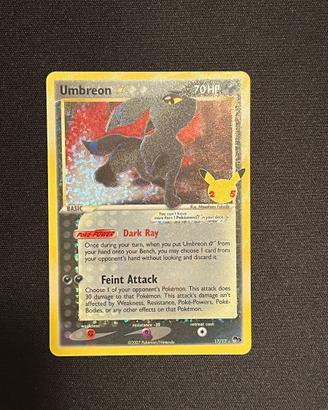 Umbreon Gold Star Celebrations ENG Inglese