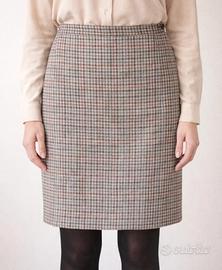 Gonna longuette sartoriale donna, tg XL, vintage