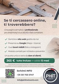Visibilità online per artigiani e piccoli lavori