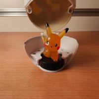 Pokémon Advanced Pikachu curling figure e pokeball