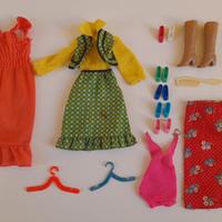 Barbie vestiti e scarpe anni 70