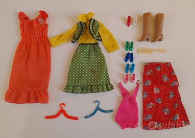Barbie vestiti e scarpe anni 70