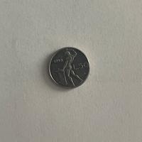 Míni moneta 50 lire italiane 1993