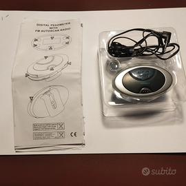 Contapassi con orologio e radio FM - nuovo