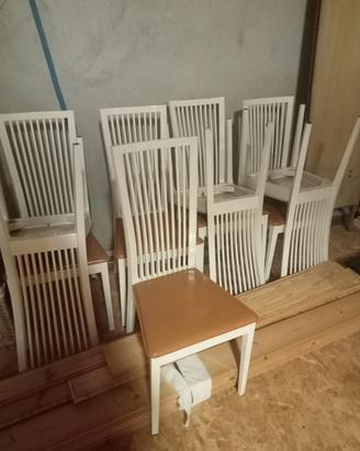 tavolo e sedie in legno Calligaris 