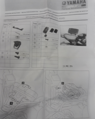 Supporto Iphone 3/4 Yamaha mt07