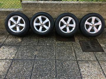 4 CERCHI GOLF 6 VI ORIGINALI VOLKSWAGEN 15 POLLICI