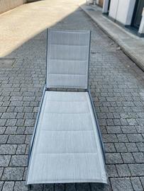 Sdraio struttura in allumionio con ruote