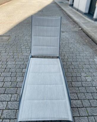 Sdraio struttura in allumionio con ruote