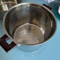 2 pentole in acciaio inox