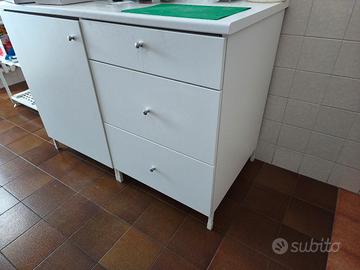 Credenza cucina bianca