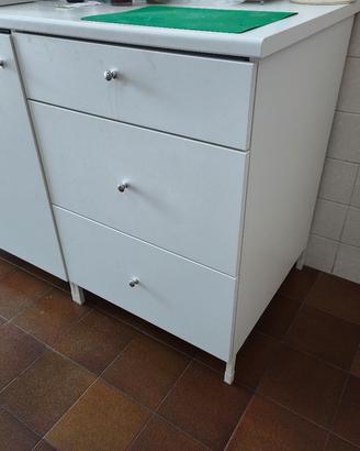 Credenza cucina bianca