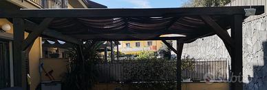Gazebo in legno di abete 