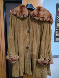 Giubbotto in vera pelliccia di visone e renna 
