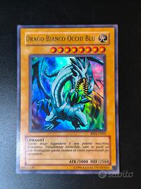 Yu-Gi-Oh drago bianco occhi Blu 