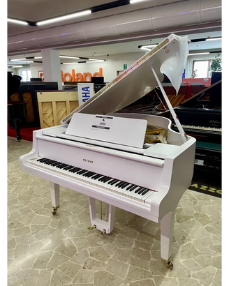 PIANOFORTE MEZZA CODA PETROF BIANCO