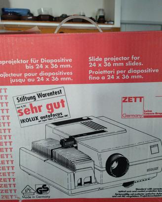 Proiettore made in Germany per diapositive,con tel