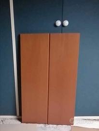 Due mensole in legno misura 100x30x3 Cent. 