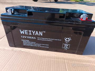 batteria gel 12v. 100 ah