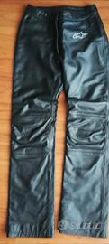 Pantalone *pelle donna moto Alpinestars