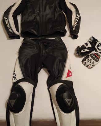 Dainese giacca + paraschiena... Guanti, Stivali...