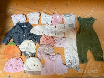 Abbiglianento neonata 0-6 mesi