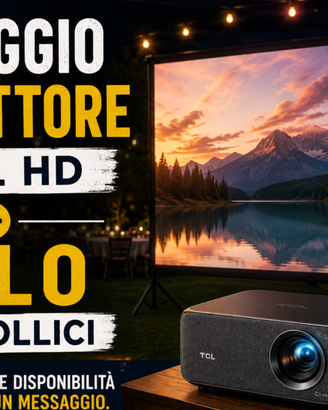 Videoproiettore Full HD + telo 120"
