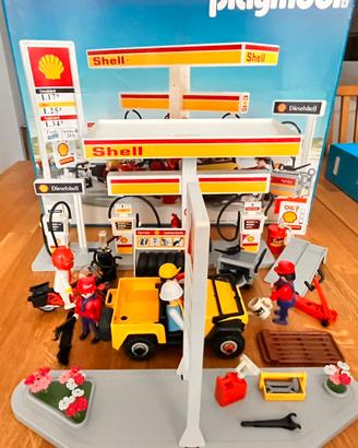 Set vintage Playmobil 3437 distributore di benzina