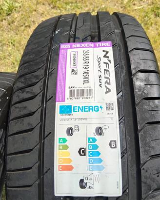  2 gomme nexen estive 235/55r19