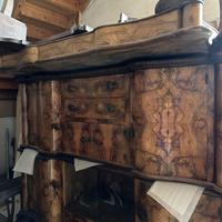 CREDENZA TAVOLO E CONTROCREDENZA ANNI 60