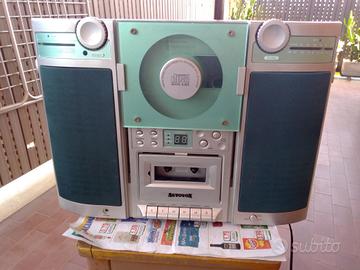 Lettore Autovox,CD,Radio FM ,Cassetta